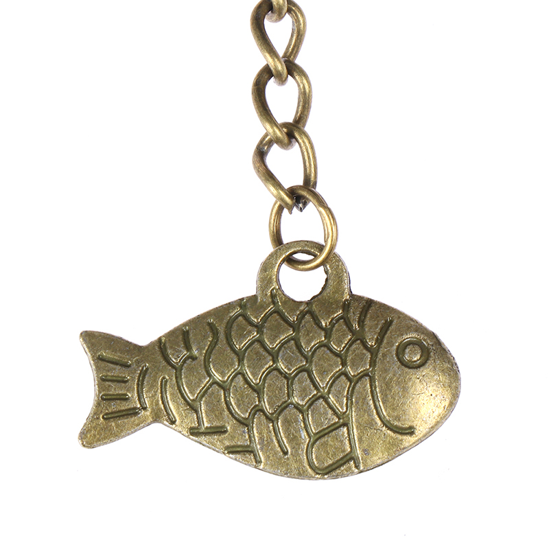 Blessing Bell Fish Feng Shui Bell Blessing Good Luck Fortune Hanging Wind ChimeGENGLI. 