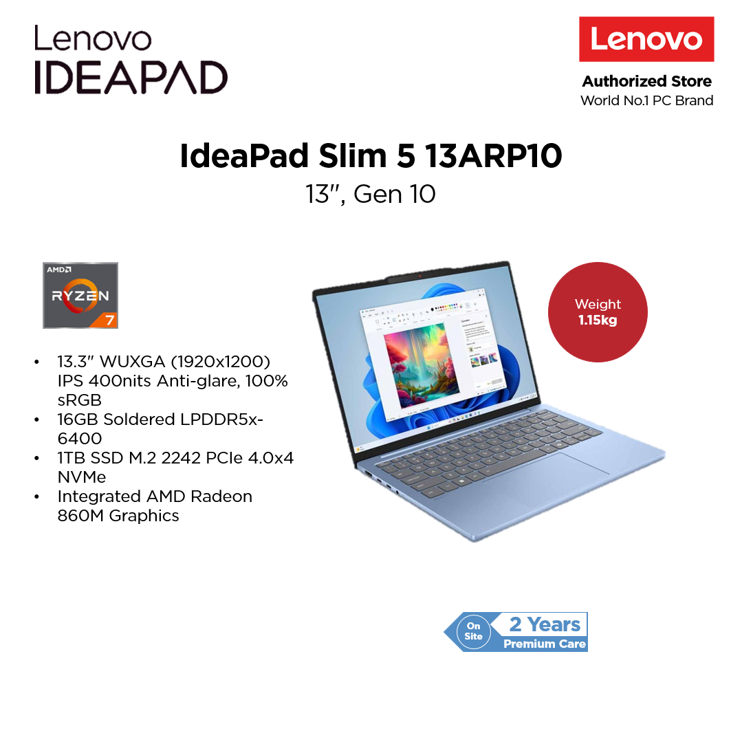 Lenovo IdeaPad Slim 5 13ARP10 | 83J20000SB | 13.3