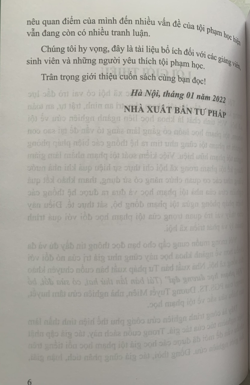 Tội Phạm Học Đương Đại