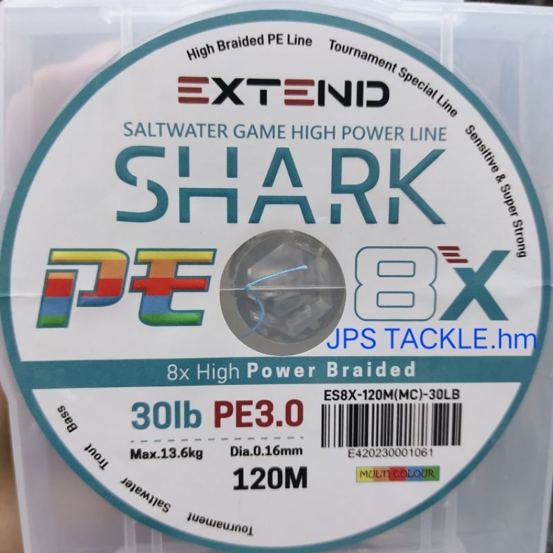 Extend SHARK PE 4X(150m)/8X(120m) line extend braided line