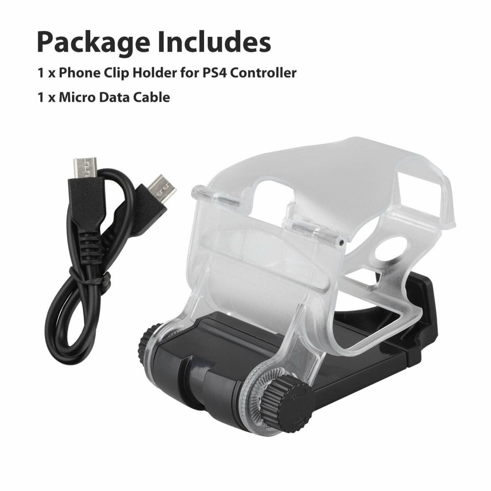 【Ready Stock】PS Giá Đỡ Kẹp Điện Thoại Thông Minh 4 Di Động Bộ Điều Khiển Chơi Game PS4 Slim Pro 4 Với USB