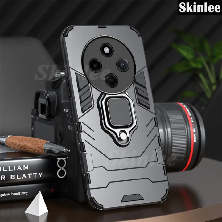 Phone case For Redmi 14C Back cover Shockproof Armor Bumper Stand with Holder Ring Cover casing For Xiaomi Redmi 14C Cover cases