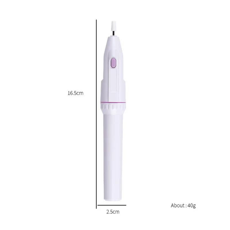 5 In 1 Professional Electric Nail Drill Kit Battery Manicure Pedicure Grinding Polishing Nail Art Sanding File Pen Tools Machine. 