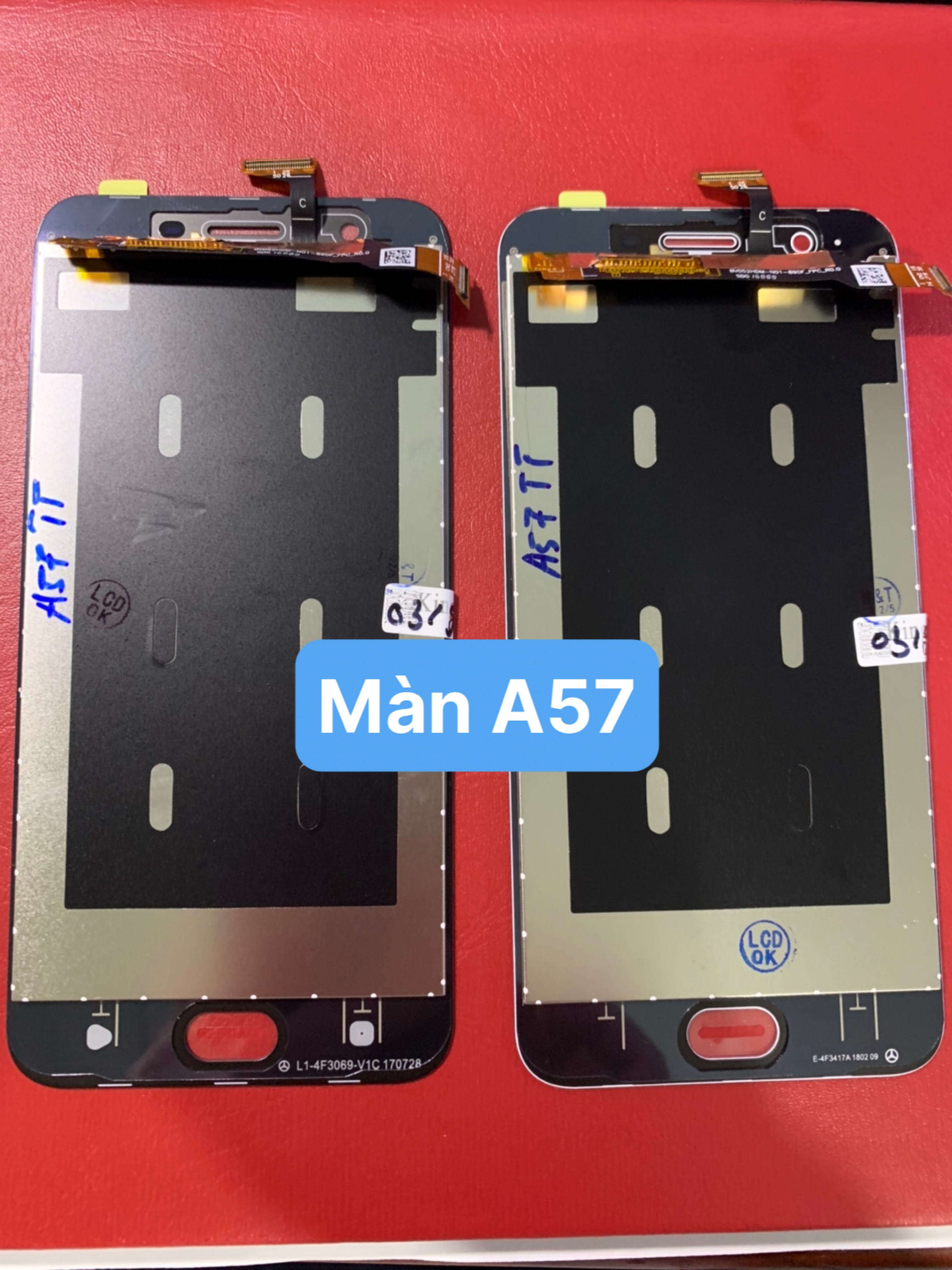 Màn hình full bộ zin hãng oppo A57 / F3 lite Dùng chung / Tặng kèm 1 tuýp keo, hàng bao test