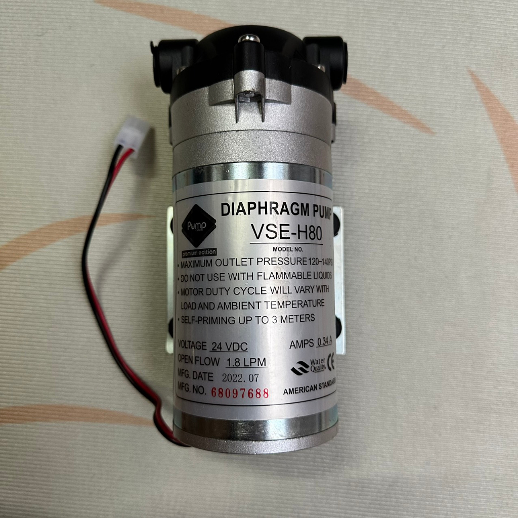 BƠM VSE-H80 MÁY BƠM RO 24V -BƠM MÁY LỌC NƯỚC