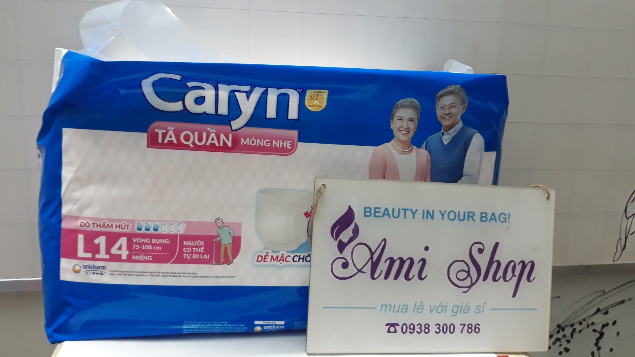 Tã quần Caryn M16/L14/XL12
