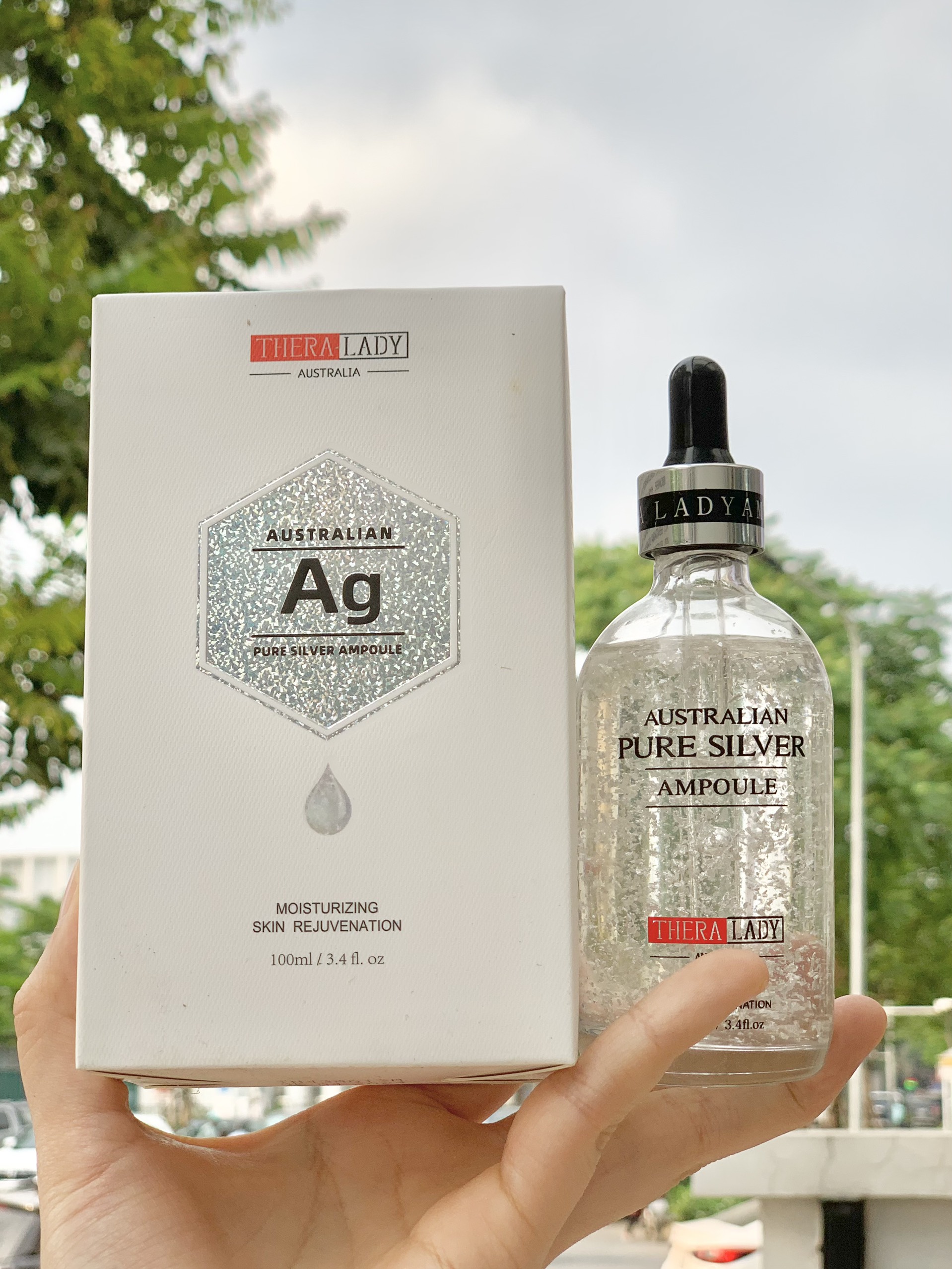 SERUM BẠC ÚC- Australian Pure Silver Ampoule Theralady 100ml ( Hàng Úc đi air)