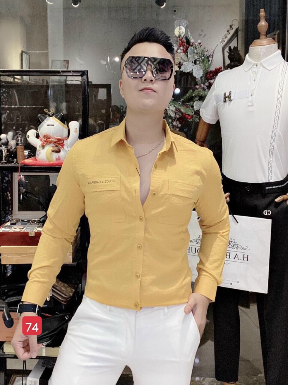 áo sơ mi đũi dài tay  cao cấp  lunastore86