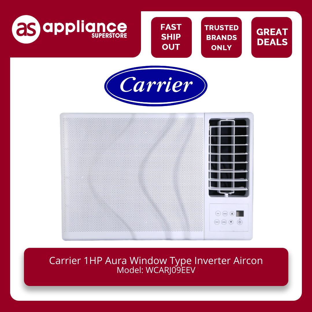 Carrier 1hp aura window type inverter aircon wcarj09eev lazada ph