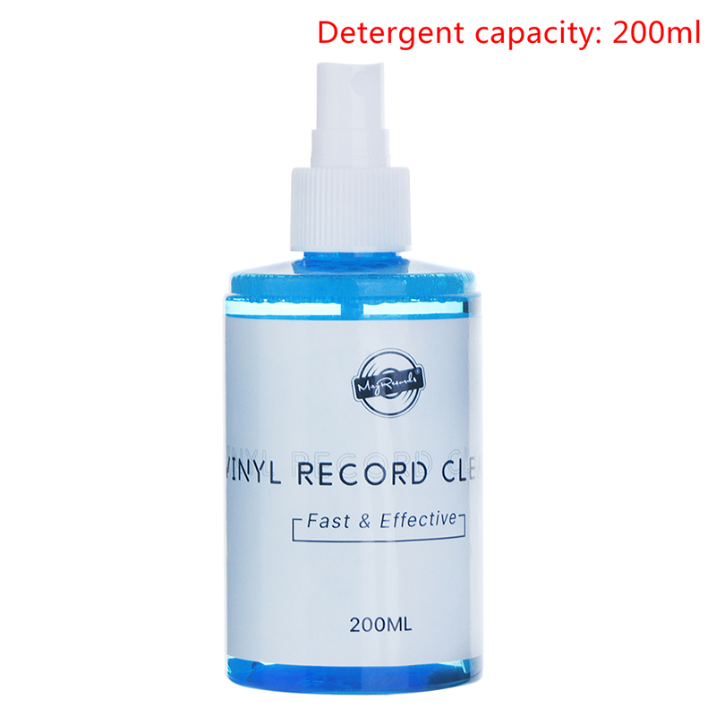 【Fast-selling】 1Set 200ml Vinyl LP/ Record Professional Cleaning Fluid Dust Removal Anti-static Spray XUANTING