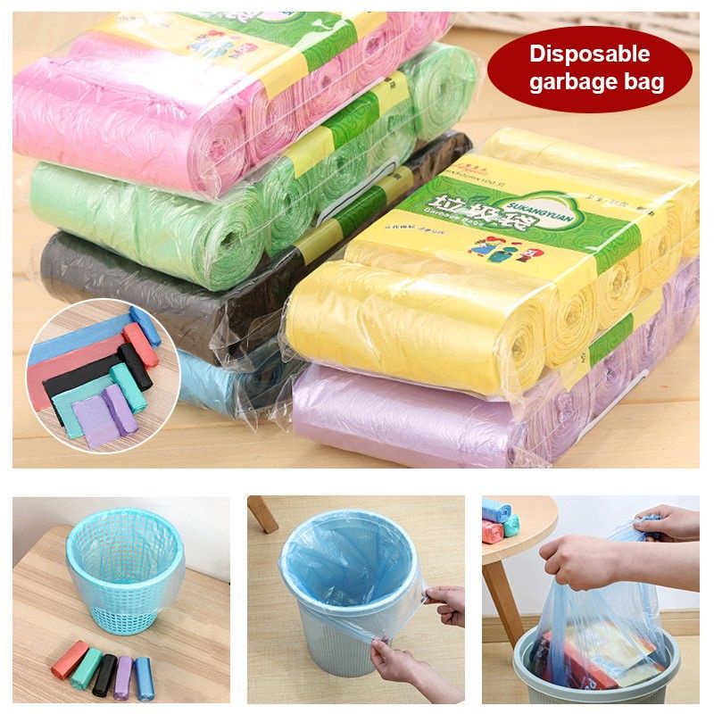 set 5 cuộn ( 100 chiếc ) túi đựng rác