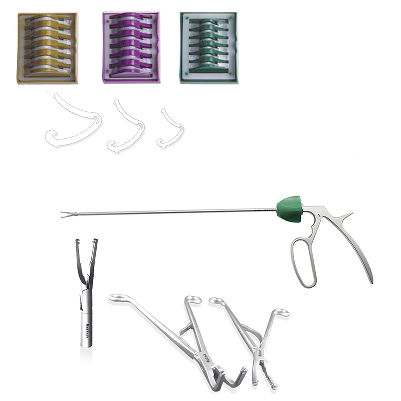 Medical Plastic Laparoscopic Polymer Ligation Clips Hemolok Clips Endoscopy Surgery Surgical Vascular Clips Medical Tools ZHIXING. 