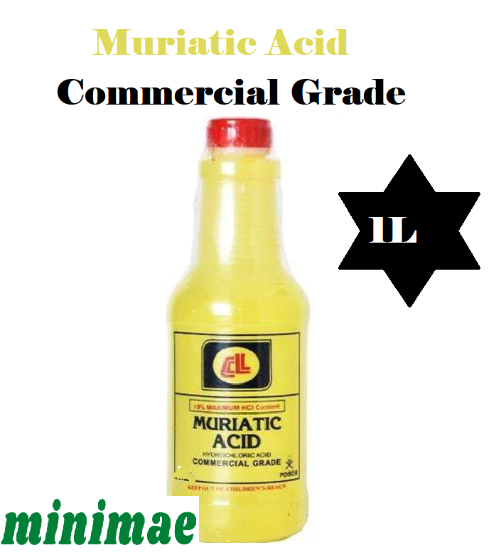 Muriatic Acid Cleaning Commercial Grade 1L Lazada PH