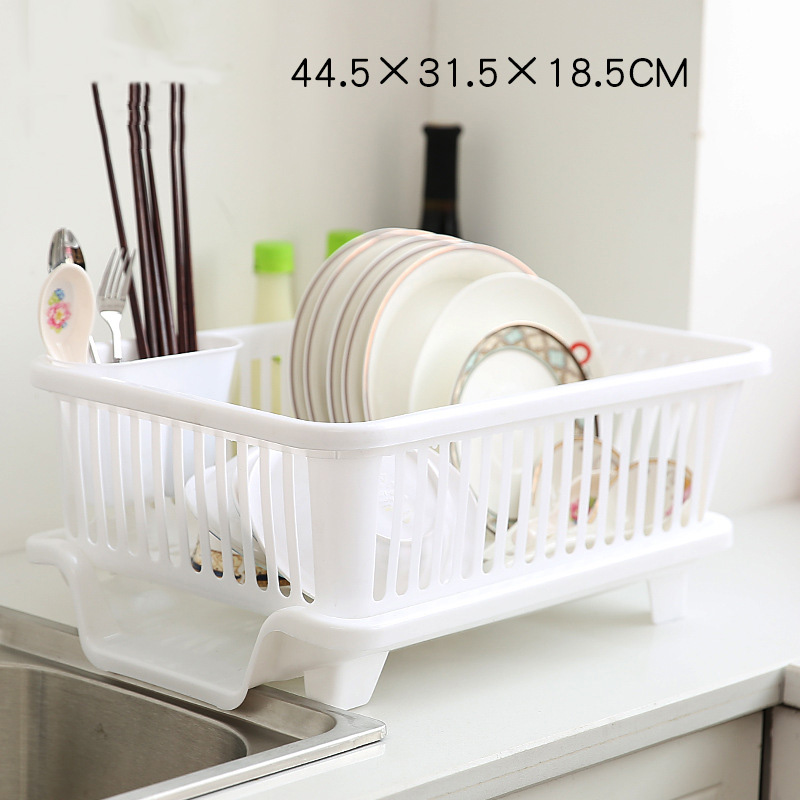[SG Ready Stock]Specool® Dish Rack with Front/Side Drainer Dish Drainer Drying Rack Kitchen Rack