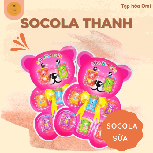 Socola Mark&Milk vỉ gấu 40g