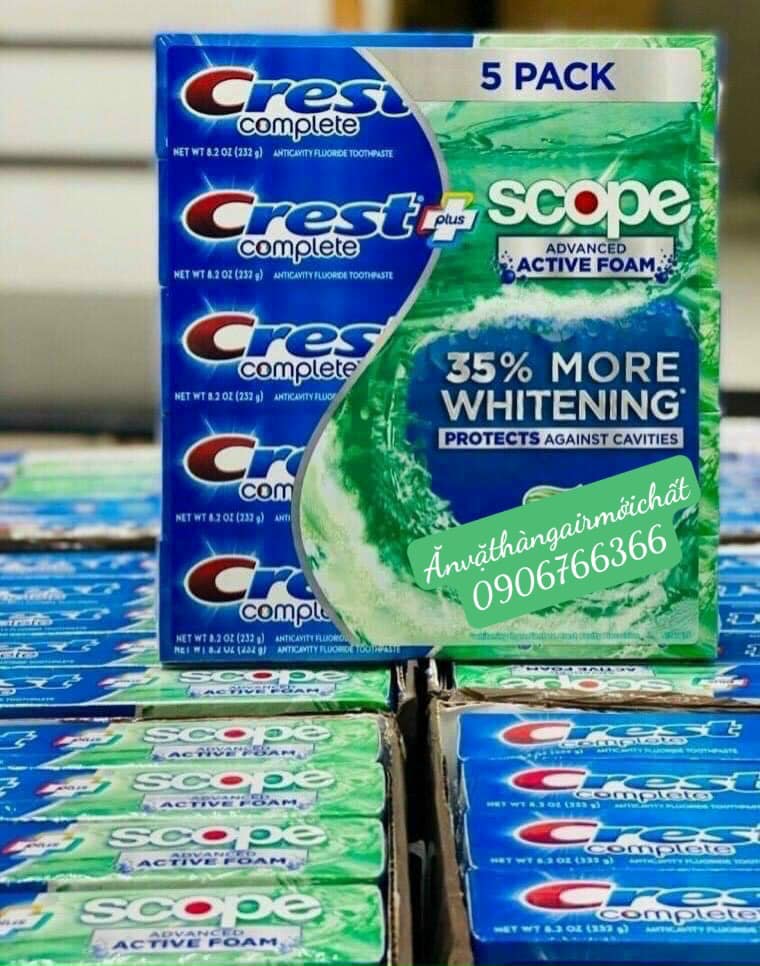 Crest Complete Scope Toothpaste Usa - Tube 232 Grams