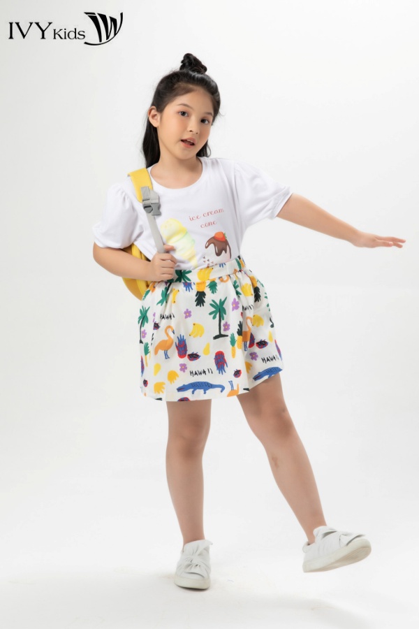 Quần sooc giả váy bé gái ivy moda ms 20g1216
