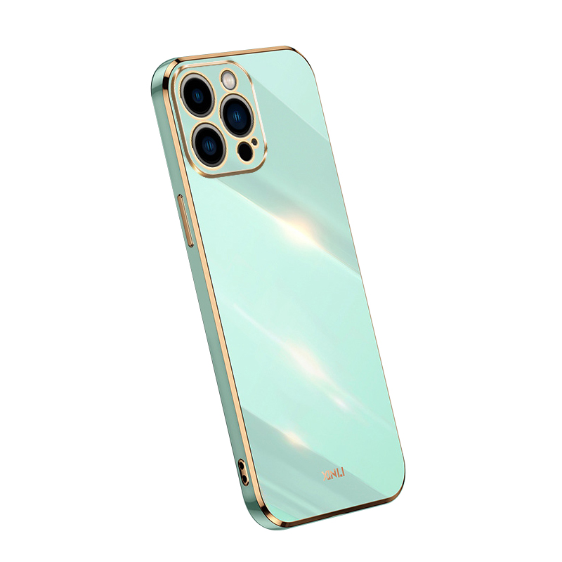 KEYSION Luxury Plating Case for iPhone 15 Pro Max 15 Plus Soft TPU Silicone Square Shockproof Phone Cover for iPhone 14 13 12 11