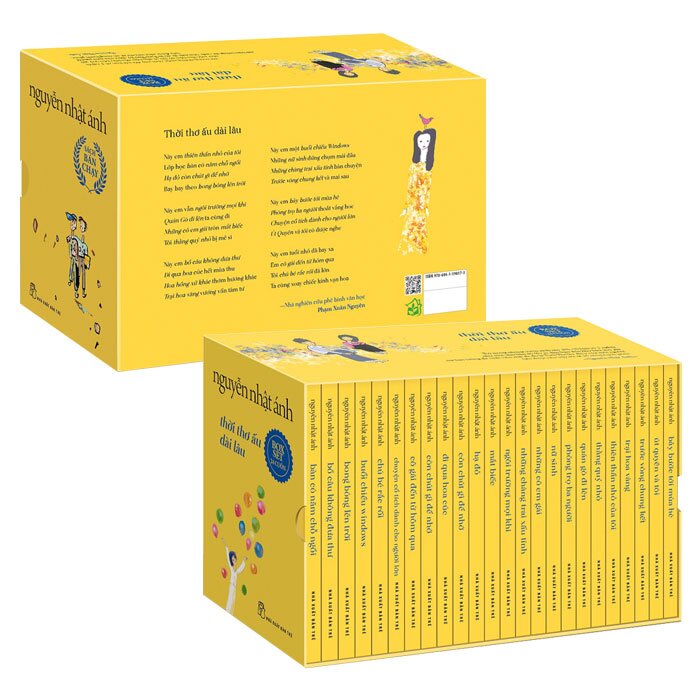 Sách nxb trẻ - boxset 24 cuốn - thời thơ ấu dài lâu - nguyễn nhật ánh
