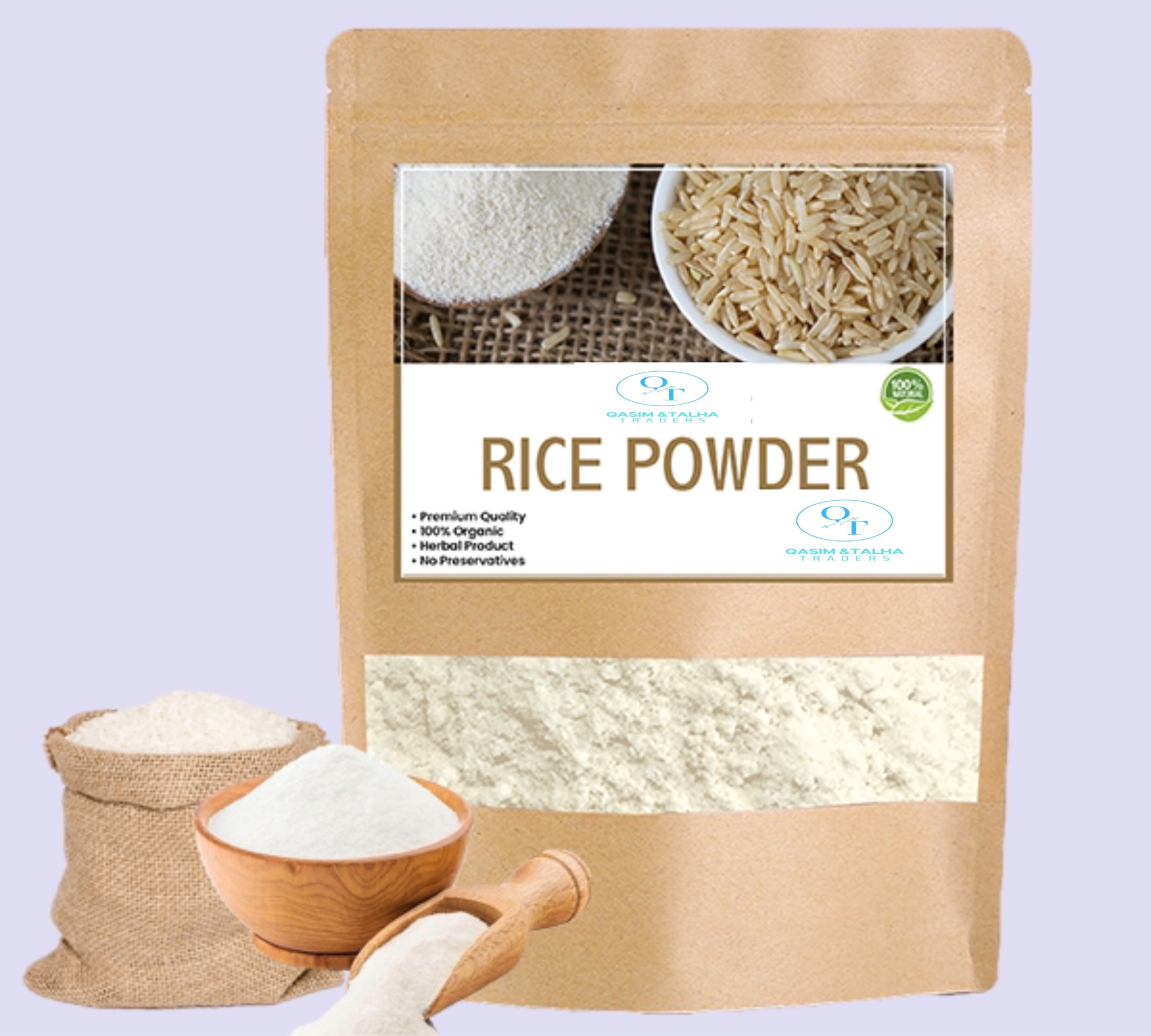 Rice powder /flour/pure organic flour 100mg | Daraz.pk