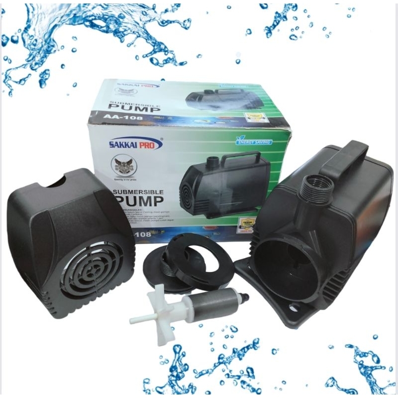 SAKKAI PRO AA 108 Pompa Kolam Air Mancur Hidroponik