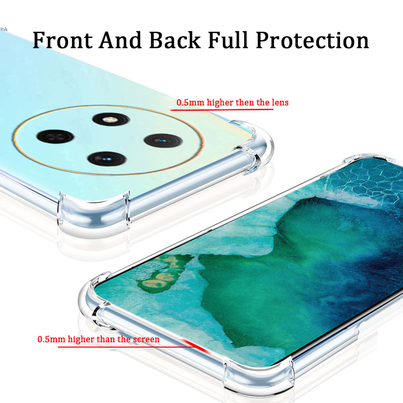 For Honor X9C Case Soft Transparent Full Protection shockproof Armor For Honor X9C 5G Back cover Phone Cases.