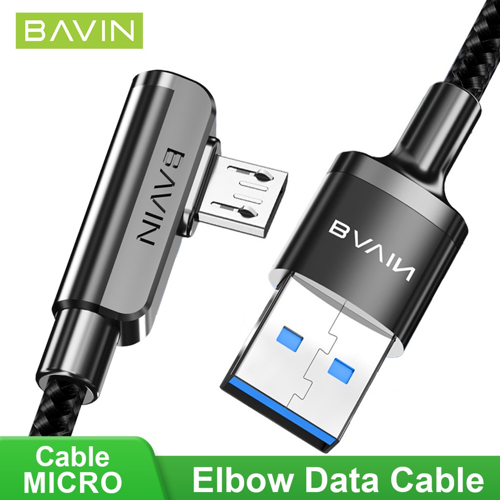 [GK] BAVIN 2.4A Quick Charging USB Cable CB211 w/ 90 Degree Angle ...