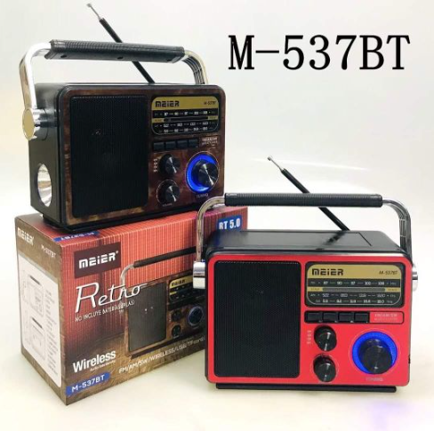 Đài Radio FM Bluetooth Meier M-537BT , Loa Bluetooth Kết Hợp Đài Radio thumbnail