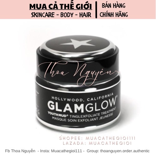 [GIẢM 5% ĐƠN 129K]Mặt Nạ Glamglow YOUTHMUD Glow Stimulating