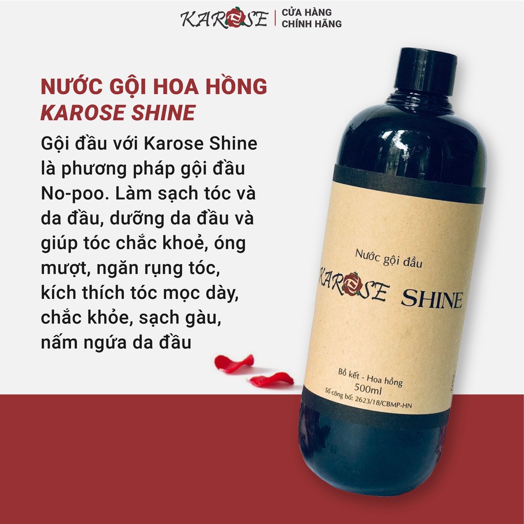 Combo nước gội đầu , tráng tóc Karose