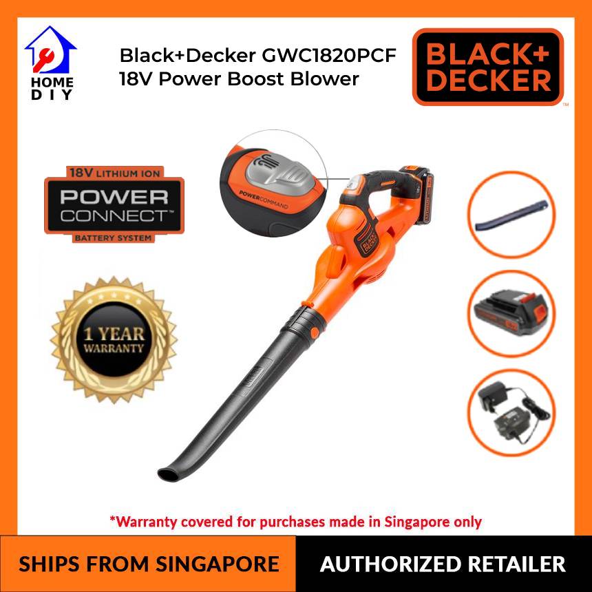 Black & Decker 18V POWERCOMMAND Boost Leaf Blower