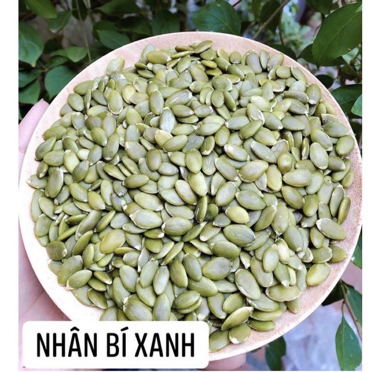 500GRAM NHÂN HẠT BÍ XANH MỸ SỐNG
