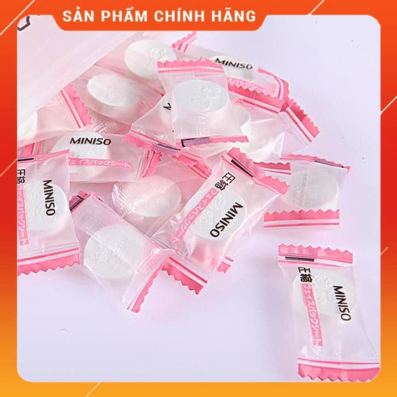 Mặt nạ viên giấy - mặt nạ nén miniso