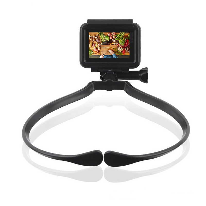Hands Free Wearable Neck Holder Lazy Phone Stand Universal Hanging Mount For IPhone 15ProMax Samsung GoPro Dock Station Bracket.