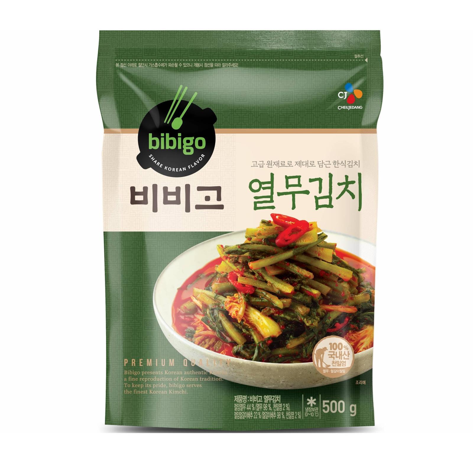 CJ Bibigo Radish Leaf Kimchi (Yeolmu Kimchi) i 450G Lazada Singapore