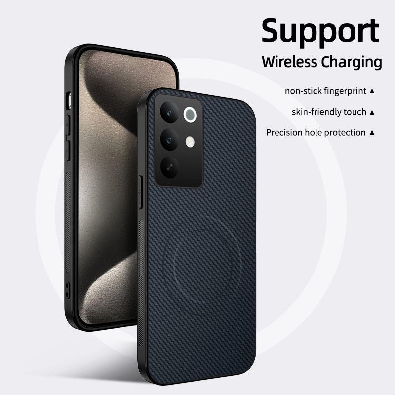 Phone%20case%20For%20Realme%2015X%20C85%20Pro%20Back%20cover%20Car%20Mount%20Magnetic%20Suction%20Wireless%20Charging%20Hard%20Shell%20Shock%20Absorption%20Fashionable%20Texture%20Design%20for%20Realme%20C85%20Pro%20Cover%20cases%20-%20Image%203