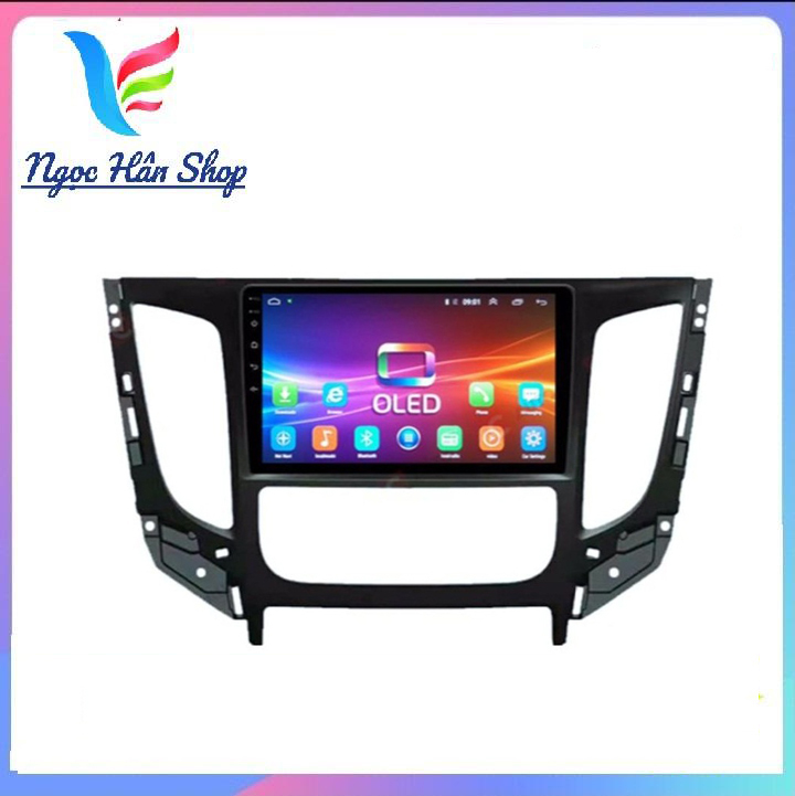 Mặt dưỡng màn hình android cho xe mitsubishi triton 2018