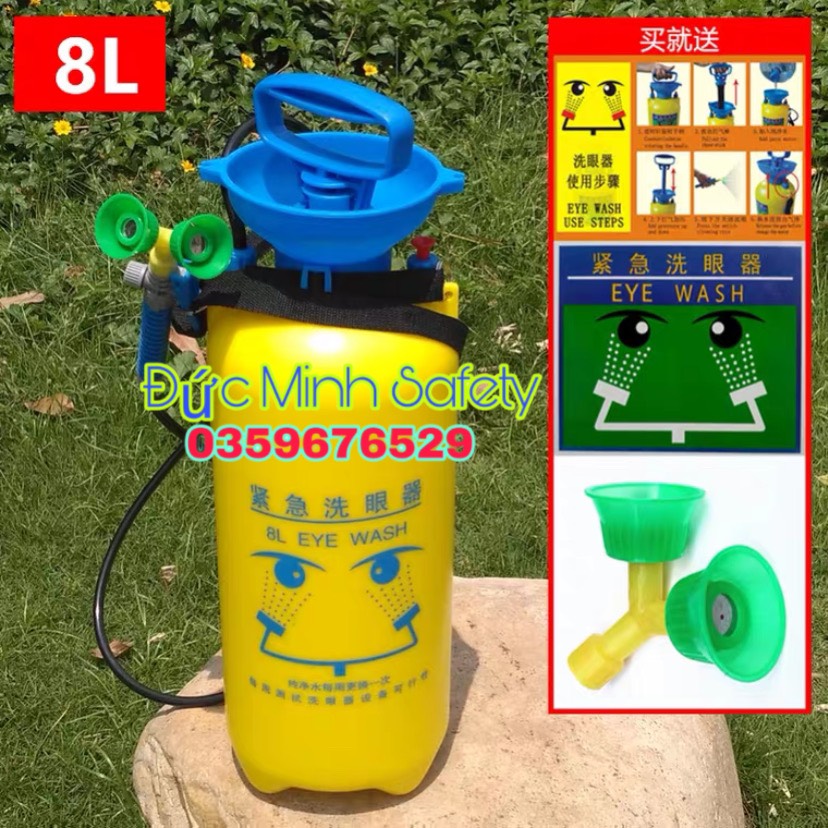 Bình rửa mắt khẩn cấp di động 5 lít