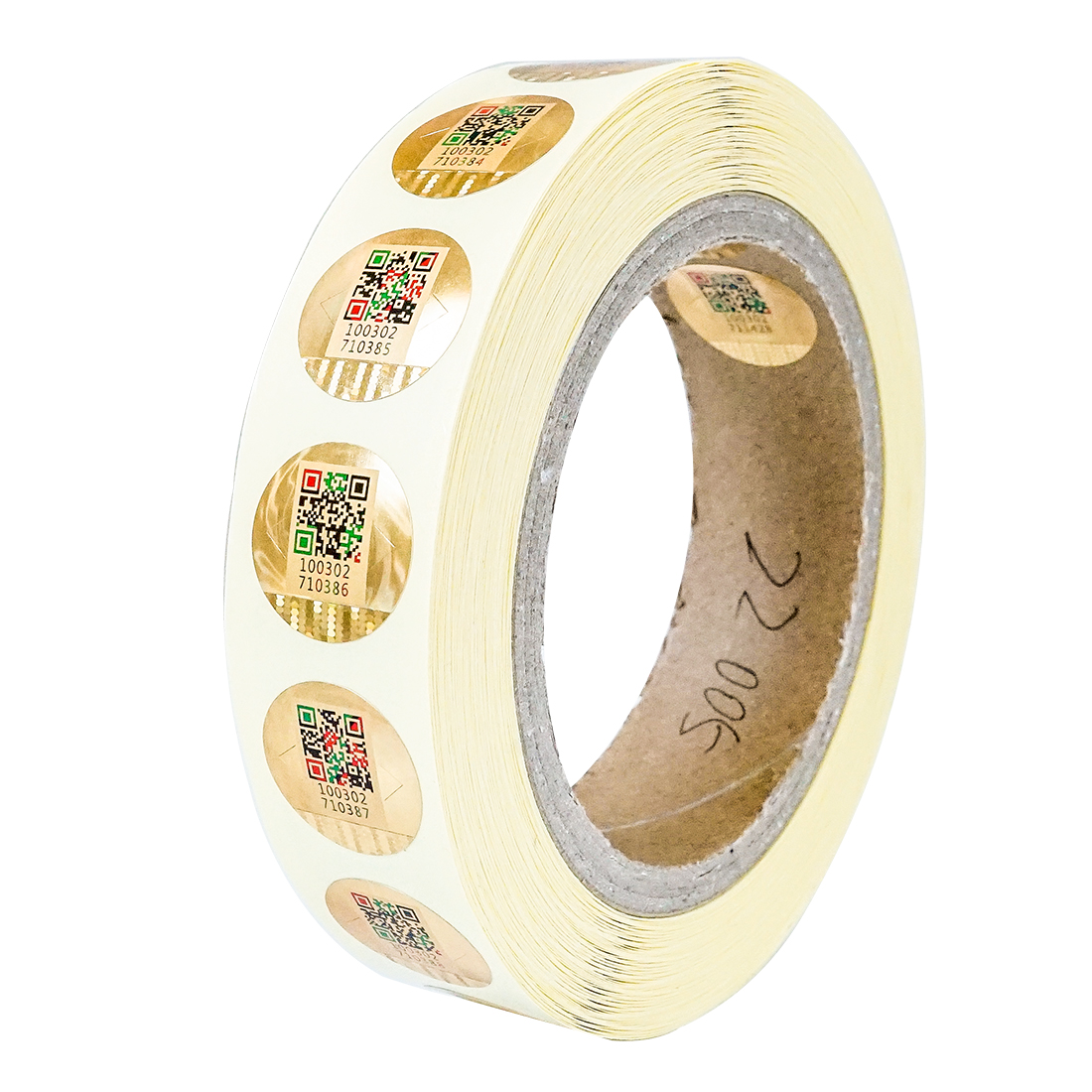 AI recognization Qr Code Stickers 1000 Units Per Roll 22x22mm 3D