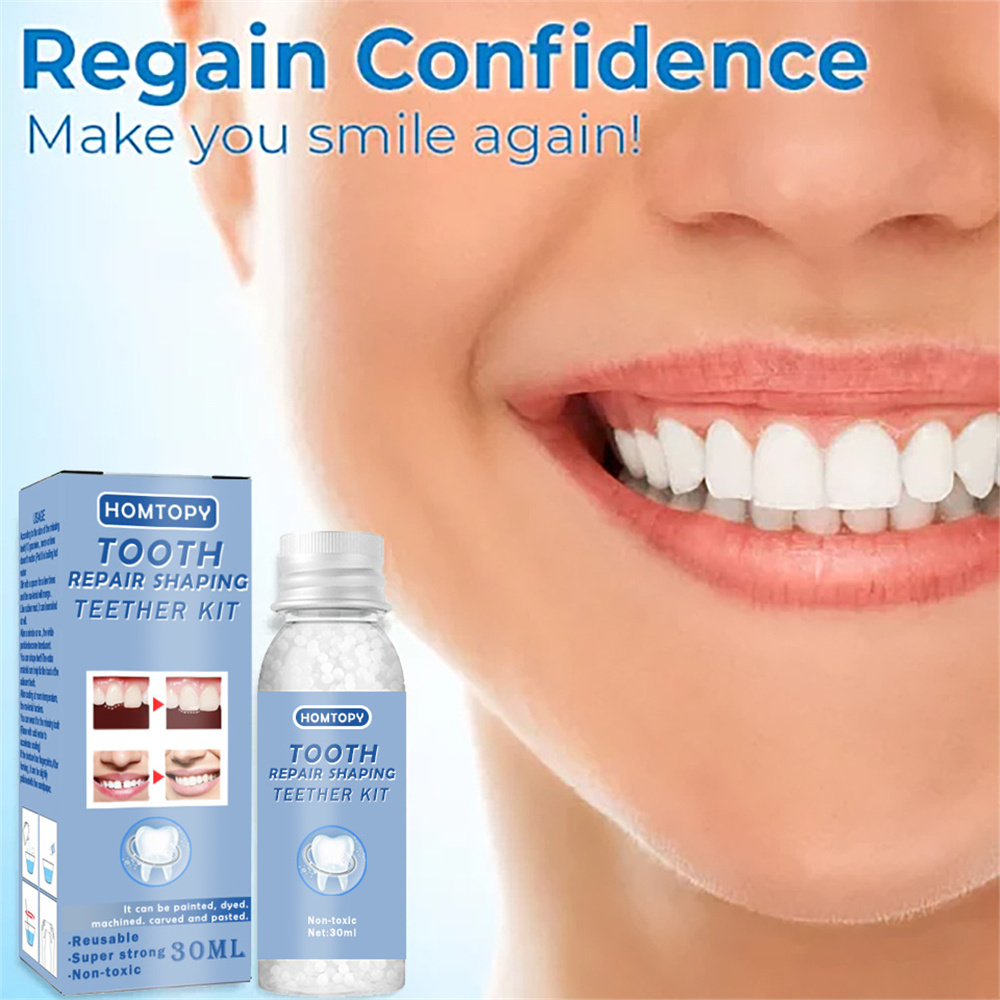 COLORKEY Homtopys False Teeth Solid Glue New Repair Gutta Percha Temporary Filling Particles Solid Teeth Makeup