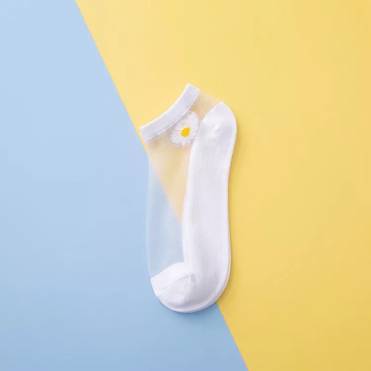 10 đôi vớ Tất hoa cúc lưới ren