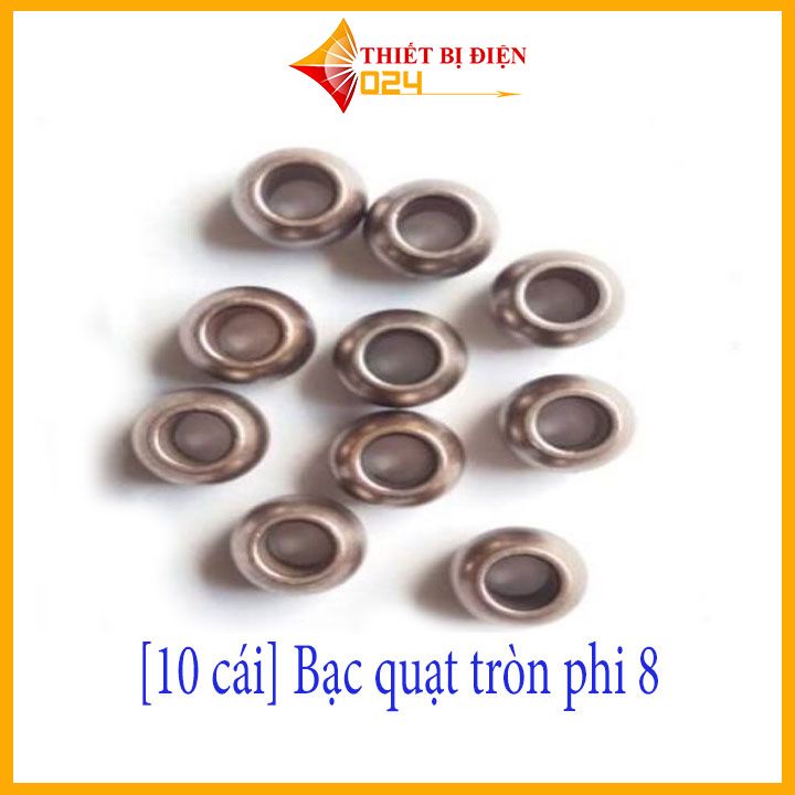 [10 cái] Bạc quạt tròn thép phi 8
