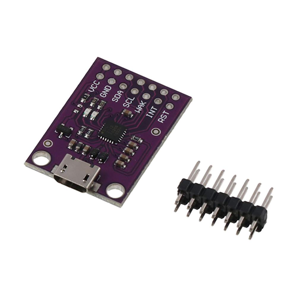 DIDI - HL USB To SMBus I2C CP2112 Debug Board MCU-2112 2.0 MicroUSB Debugging Board Serial Adapter Module Communication Module CCS811 Sensor Module