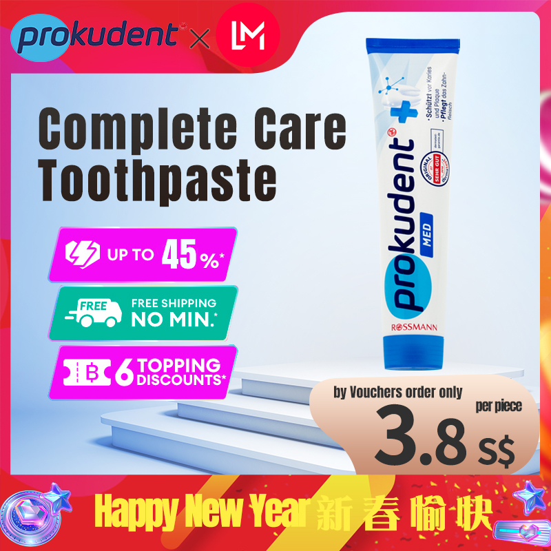 prokudent Complete Care Toothpaste Stop Tooth Decay for Prosthesis and