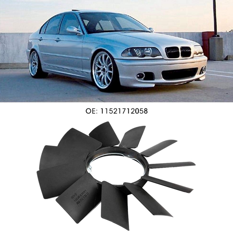 Engine Radiator Cooling Fan Blade for BMW Z3 E32 E34 E36 E39 E46 E53 11521712058