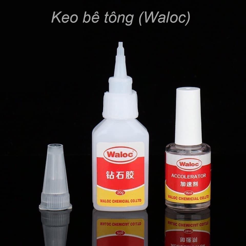 Keo bê tông, keo Waloc MIAN dán móng siêu bền