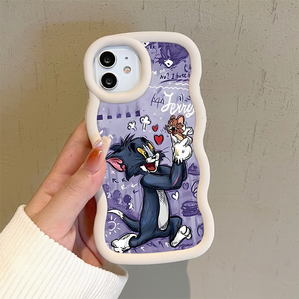 Hontinga%20for%20Infinix%20Hot%2050%204G%20Back%20Cover%20Tom%20and%20Jerry%20Pattern%20Luxury%20Phone%20Cover%20Soft%20Silicone%20Macaron%20Wave%20Mobile%20Case%20-%20Image%205