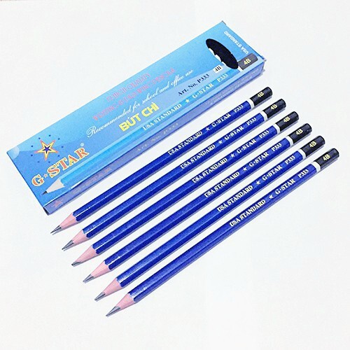Hộp 12 Cây Viết Chì Gỗ 2B G-Star P333 ( 2B, 3B, 4B, 5B, 6B )