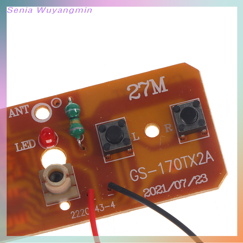 Senia 4CH RC điều khiển từ xa 27MHz mạch PCB Transmitter Receiver Board đài phát thanh hệ thống cho RC xe