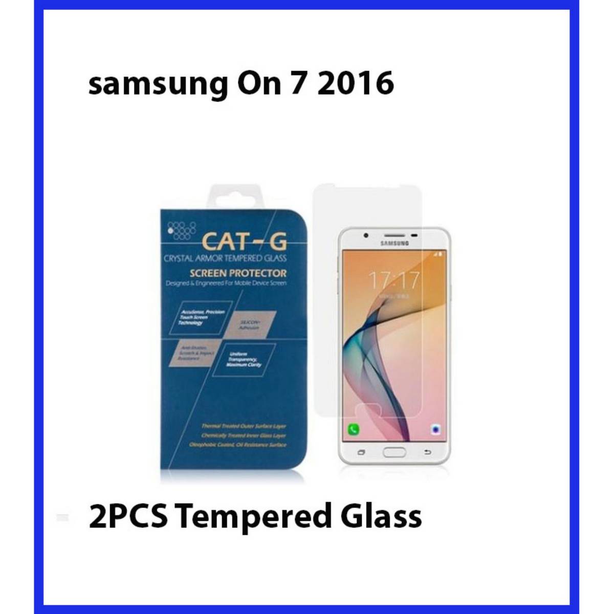 2Pcs Samsung On7 2016 Tempered Glass Screen Protector Polish Glass For Samsung On7 2016